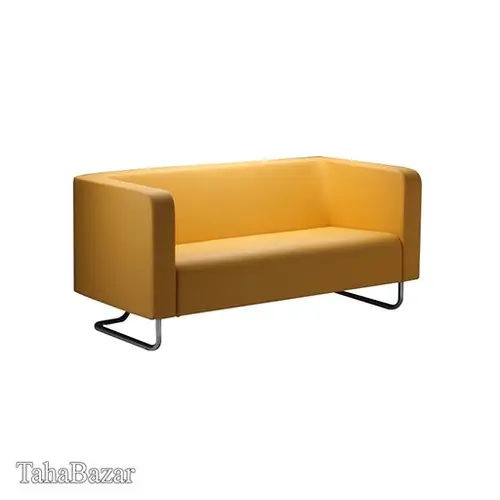 مبل دو نفره هلگرمدل SF - 101 - 02 با پوشش پارچه رنگ 9323