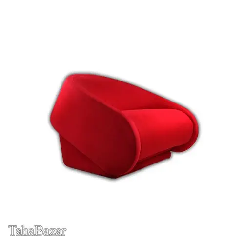 مبل تختخواب شو تک نفره هلگرمدل SF - 107 - 01 با پوشش پارچه رنگ 9506