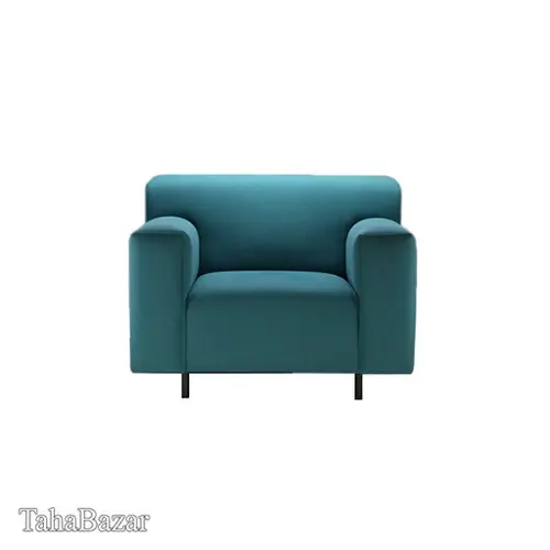 مبل یک نفره هلگر مدل SF-108-01 با پوشش پارچه رنگ 9502