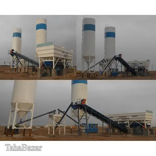 بچینگ پلانت مدل K.I.G LK100 با ظرفيت توليد 100مترمکعب بتن خشک برند گروه صنعتی خانی