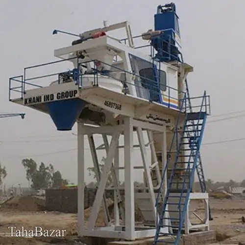 بچینگ پلانت مدل PARS MIX S70W با ظرفيت توليد 70 متر مکعب بتن برند گروه صنعتی خانی
