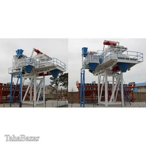 بچینگ پلانت مدل ARIAN MIX L95W با ظرفيت توليد 95 متر مکعب بتن برند گروه صنعتی خانی