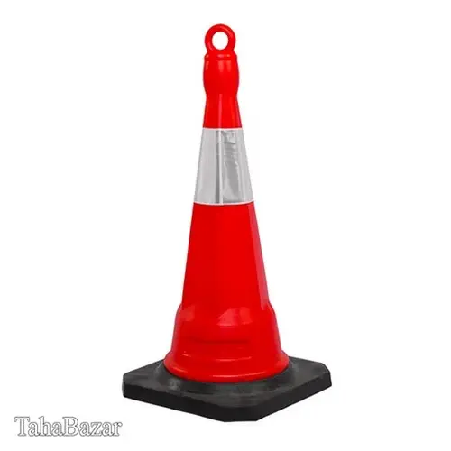 مخروط ترافیکی حلقه دار80سانتی متریUNEX