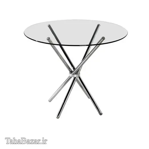 میز نهار خوری پایه کروم راحتیران مدل B770