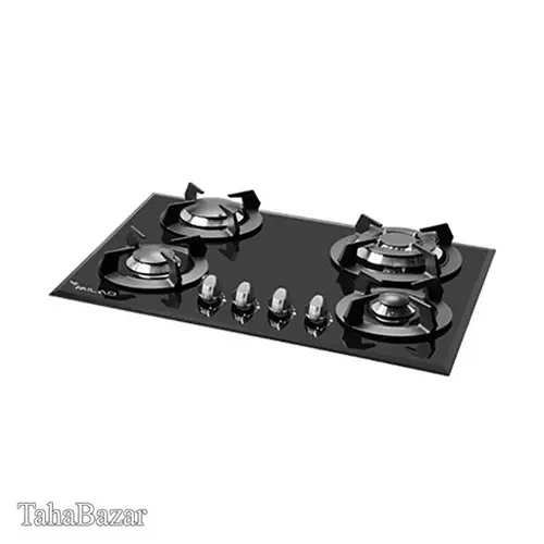 اجاق گاز شیشه ای رومیزی 4 شعله میلان مدل G47