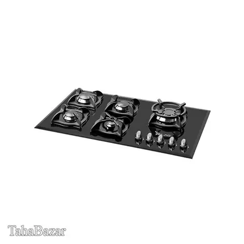اجاق گاز شیشه ای رومیزی 5 شعله میلان مدل G304