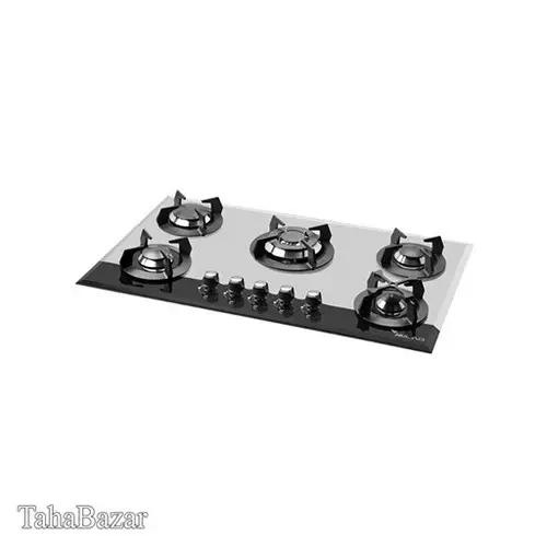 اجاق گاز شیشه ای رومیزی 5 شعله میلان مدلG309