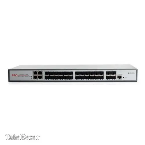 سوئیچ فیبر نوری پارسیان فیبر ارتباط مدل PFC-CO4G-2400SFP-QOG-NMS