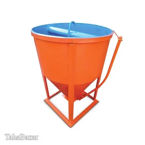 باکت بتن ریزی 500 لیتری تخلیه از زیر برند قالب بتن تبریز صنعت