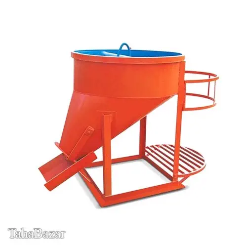 باکت بتن ریزی 750 لیتری تخلیه از بغل نفر بر برند قالب بتن تبریز صنعت