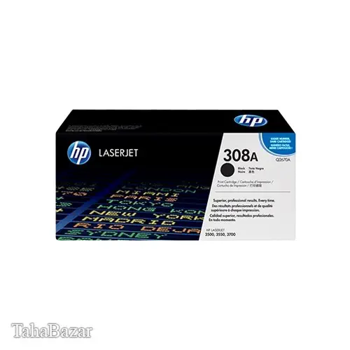 کارتریج اورجینال hp مدل 308A مشکی