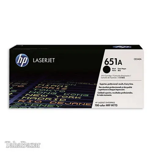 کارتریج اورجینال hp مدل 651A مشکی