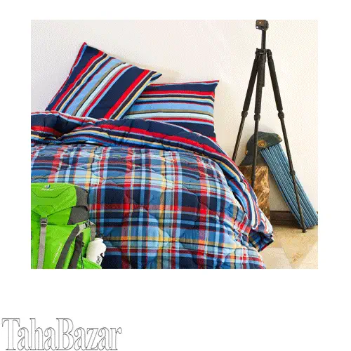 سرویس لحاف دو نفره  3 تکه تامی آبی لایکو