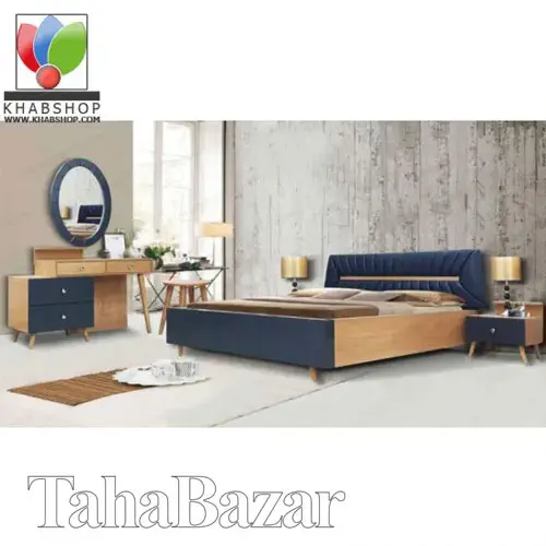 سرویس خواب دو نفره گرند چوب مدل زارا