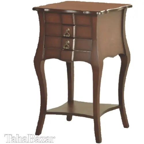 میز تلفن چوب رنگ اخوان مدل 26