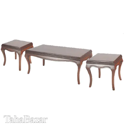 میز جلو مبلی چوب رنگ اخوان مدل 09