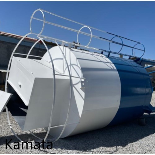 مخزن ذخیره مواد ژلساز میکروسیلیس کاماطا | 32 تنی - ورق st-37